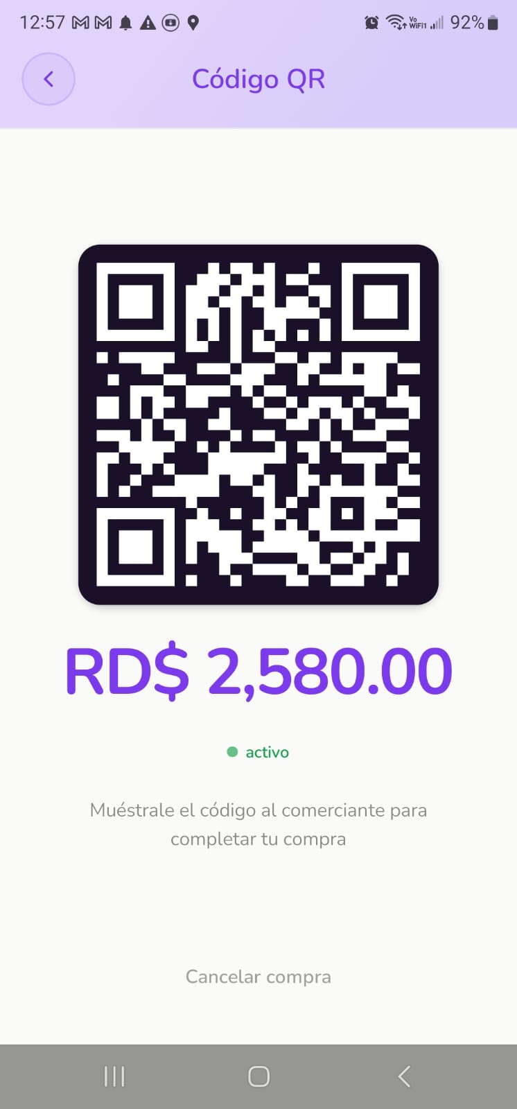 App KuOta’X — Compra a crédito